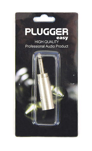 Plugger - Adaptateur XLR Mâle - Jack Mâle Mono Easy