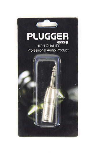 Plugger - Adaptateur XLR Mâle 3b - Jack Mâle Stéréo Easy