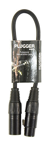 Plugger - Câble DMX XLR Femelle 3b - XLR Mâle 5b 0m30 Easy