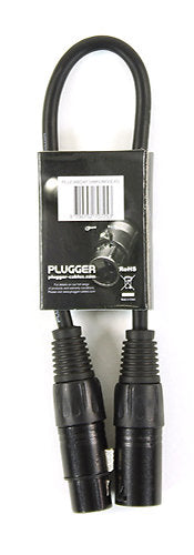Plugger - Câble DMX XLR Femelle 3b - XLR Mâle 5b 0m30 Easy