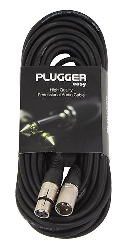 Plugger - Câble XLR femelle 3b - XLR mâle 3b 15m Easy