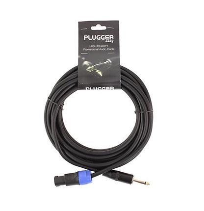 Plugger - Câble HP 2 x 1.5mm² Jack Mâle - Speakon Mâle 6m Easy