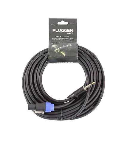 Plugger - Câble HP 2 x 1.5mm² Jack Mâle - Speakon Mâle 10m Easy