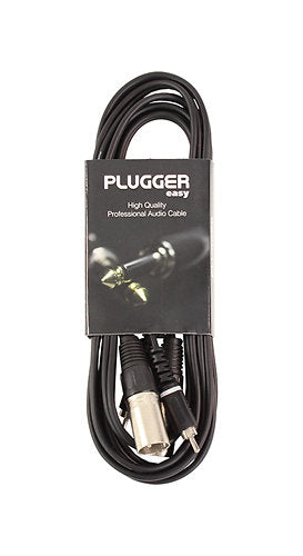 Plugger - Câble Bretelle XLR Mâle 3b - RCA Mâle 3m Easy