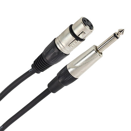 Plugger - Câble XLR femelle 3b - Jack mâle mono 6m Easy