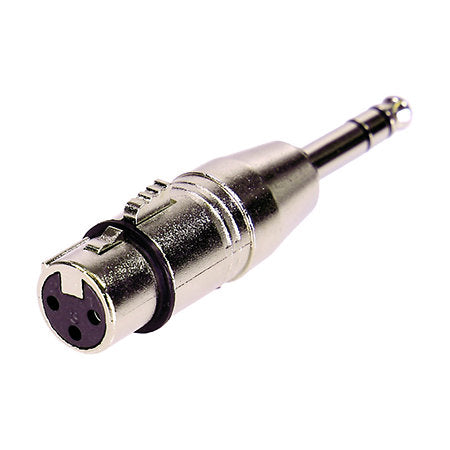 Plugger - Adaptateur XLR Femelle 3b - Jack Mâle Stéréo Easy