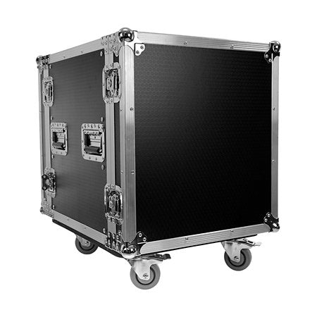 Plugger Case - Flight case Rack 12U roller