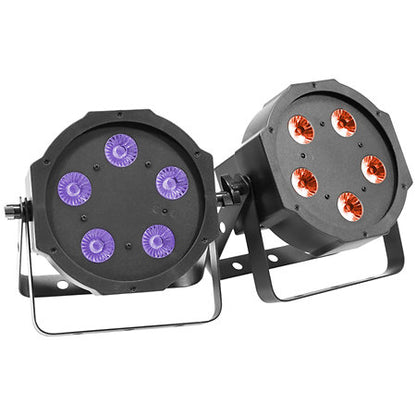 BoomTone DJ - FLAT PAR 5X5W 4IN1 SET