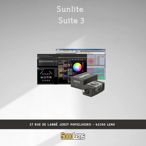 Location Boitier DMX + logiciel Sunlite