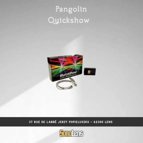 Location logiciel Pangolin Quickshow + boitier + cable