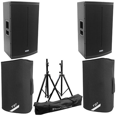 FBT - Pack X-PRO 115A (la paire) + Covers + Pieds