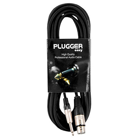 Plugger - Câble XLR mâle 3b - Jack mâle mono 1,50m Easy