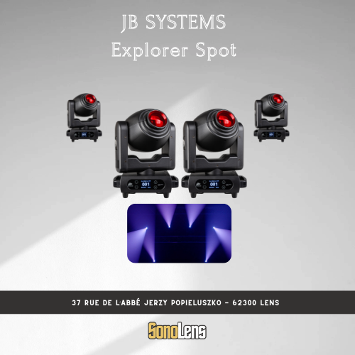 Location Pack 4 lyres Spot 120W