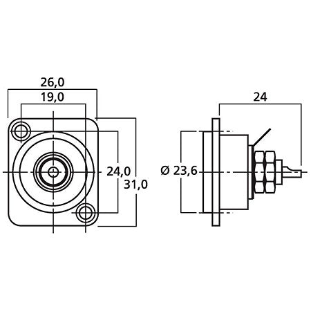 Neutrik - NF2D-B2