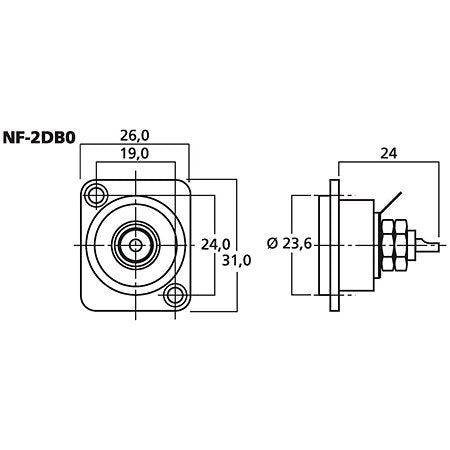 Neutrik - NF2D-B9