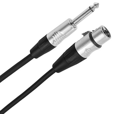 Plugger - Câble XLR femelle 3b - Jack mâle mono 6m Touring