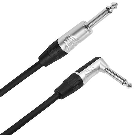 Plugger - Câble Jack mâle mono - Jack mâle coudé 6m Touring