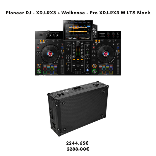 Pioneer DJ - XDJ-RX3 + Walkasse - Pro XDJ-RX3 W LTS Black