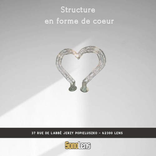 Location Structure en forme de cœur