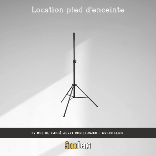 Location pied d'enceinte
