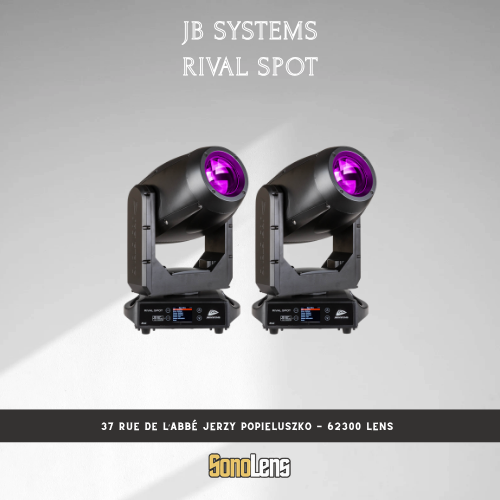 Location 2 lyres hybrides IP65 300W - BEAM - SPOT - WASH