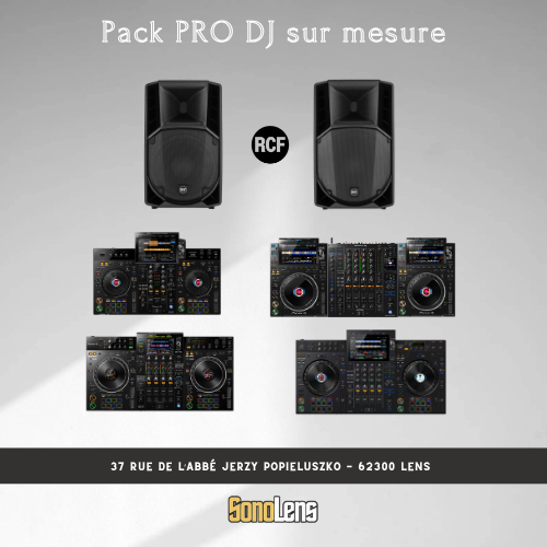 Pack PRO DJ sur mesure