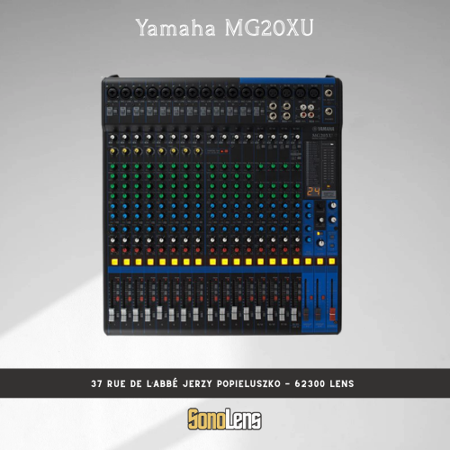 Location Yamaha MG20XU (20 voies - 16 micros)