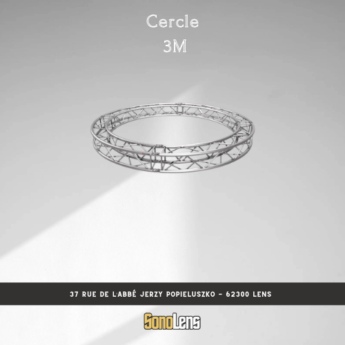 Location Cercle Structure carré 3 m
