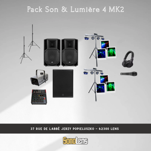 Location Pack 4 MK2 son et lumière