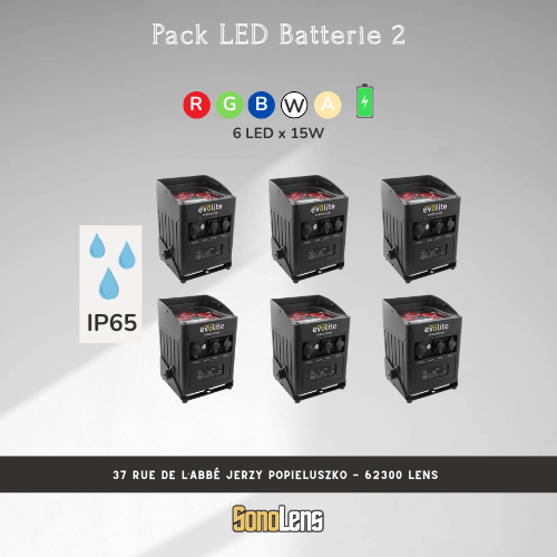 Pack LED Batterie 2