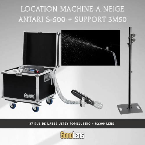 Location Machine à neige Antari S-500 + Support 3m50