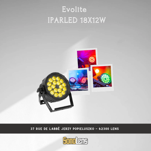 Location Par à LED 18x12W RGBWA-UV + IP65