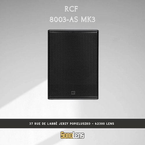 Location Caisson de Basses RCF - 8003-AS MK3