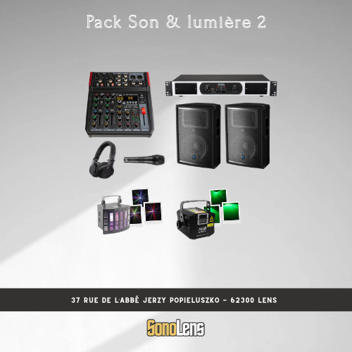 Location Pack 2 son et lumière