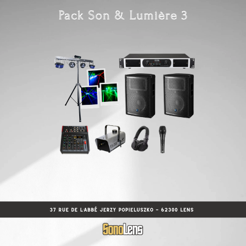 Location Pack 3 son et lumière