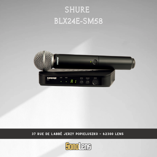 Location Micro HF Shure BLX24 SM58