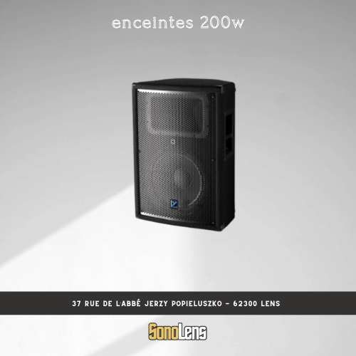 Location enceintes 200w
