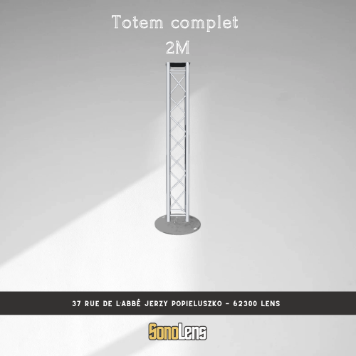 Location Totem complet 2m