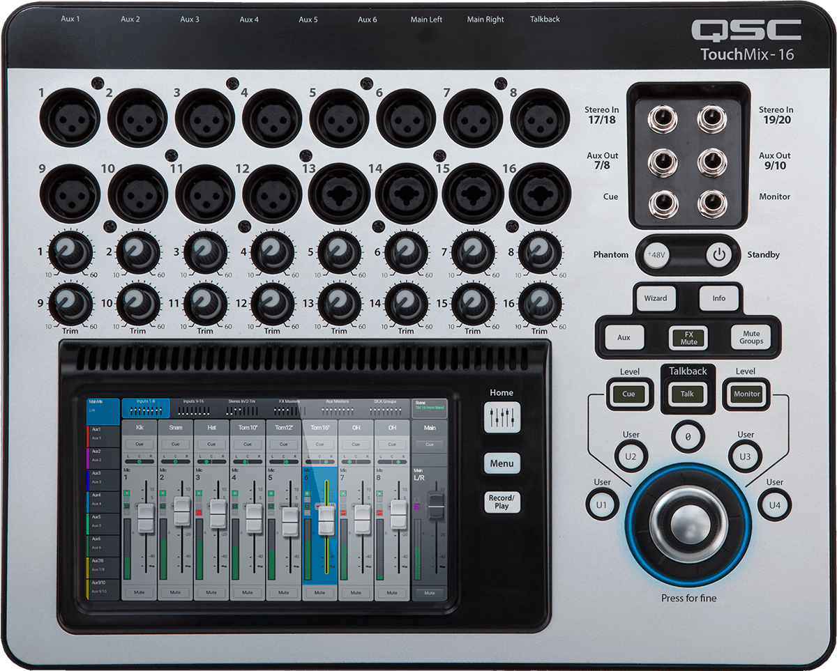 QSC PRO AUDIO - SQC TOUCHMIX-16