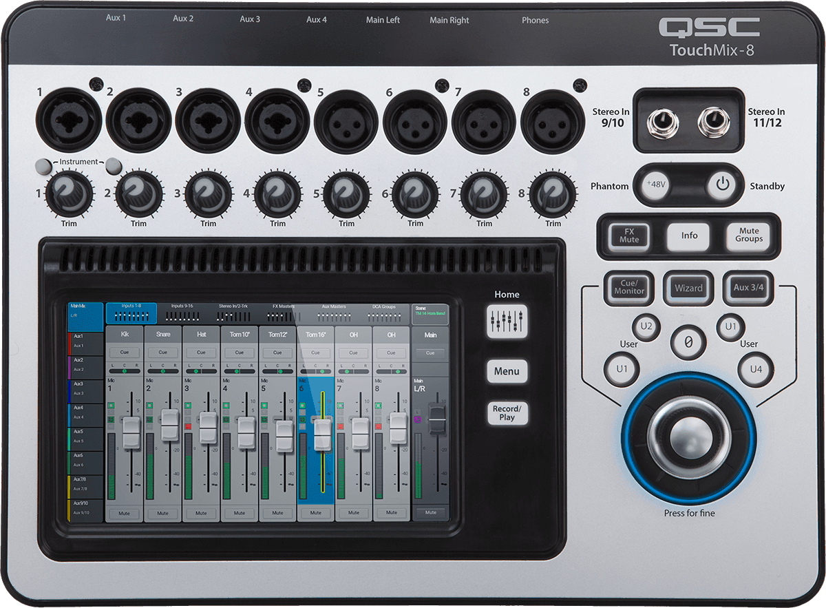 QSC PRO AUDIO - SQC TOUCHMIX-8