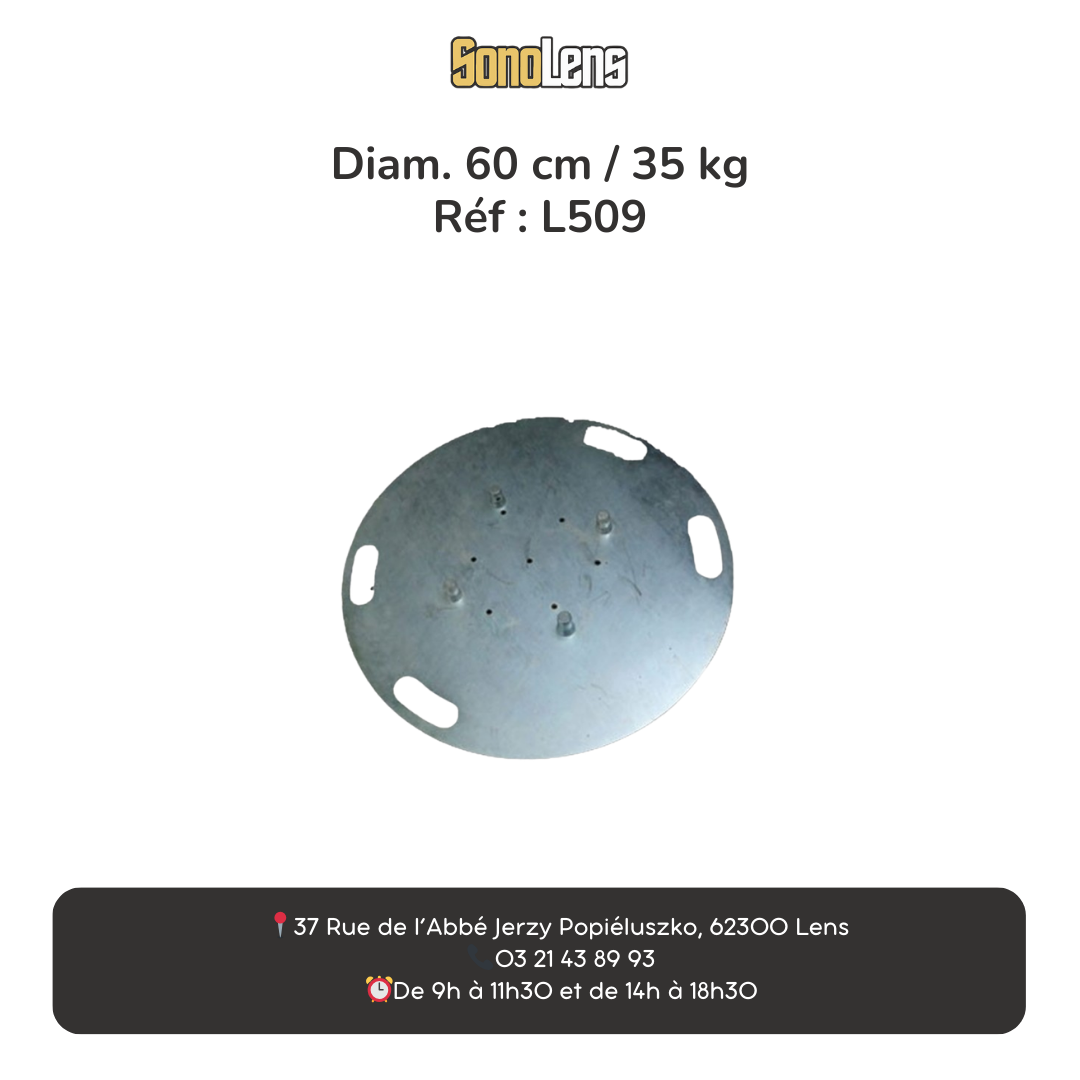 Location embase lourde 35 kg