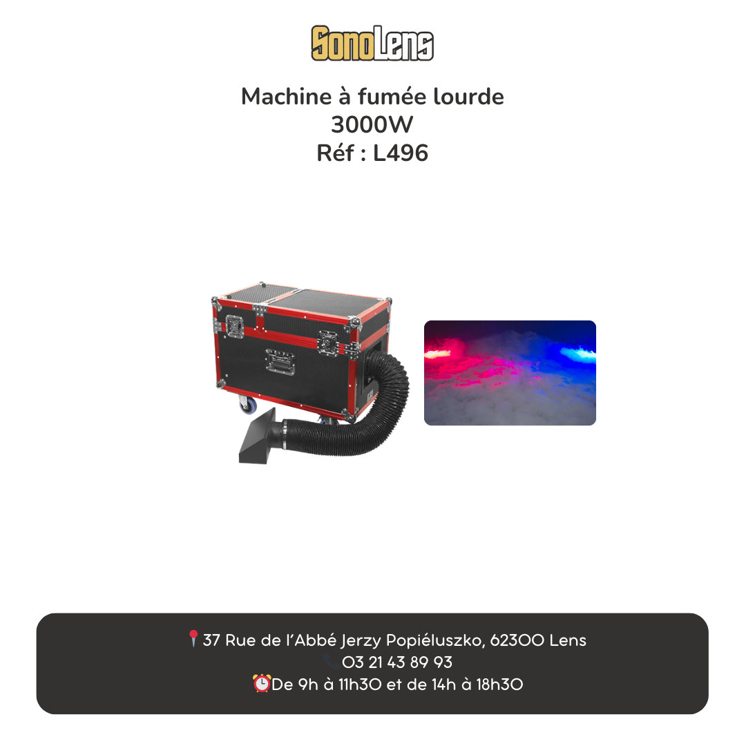 Location Machine à fumée lourde 3000W