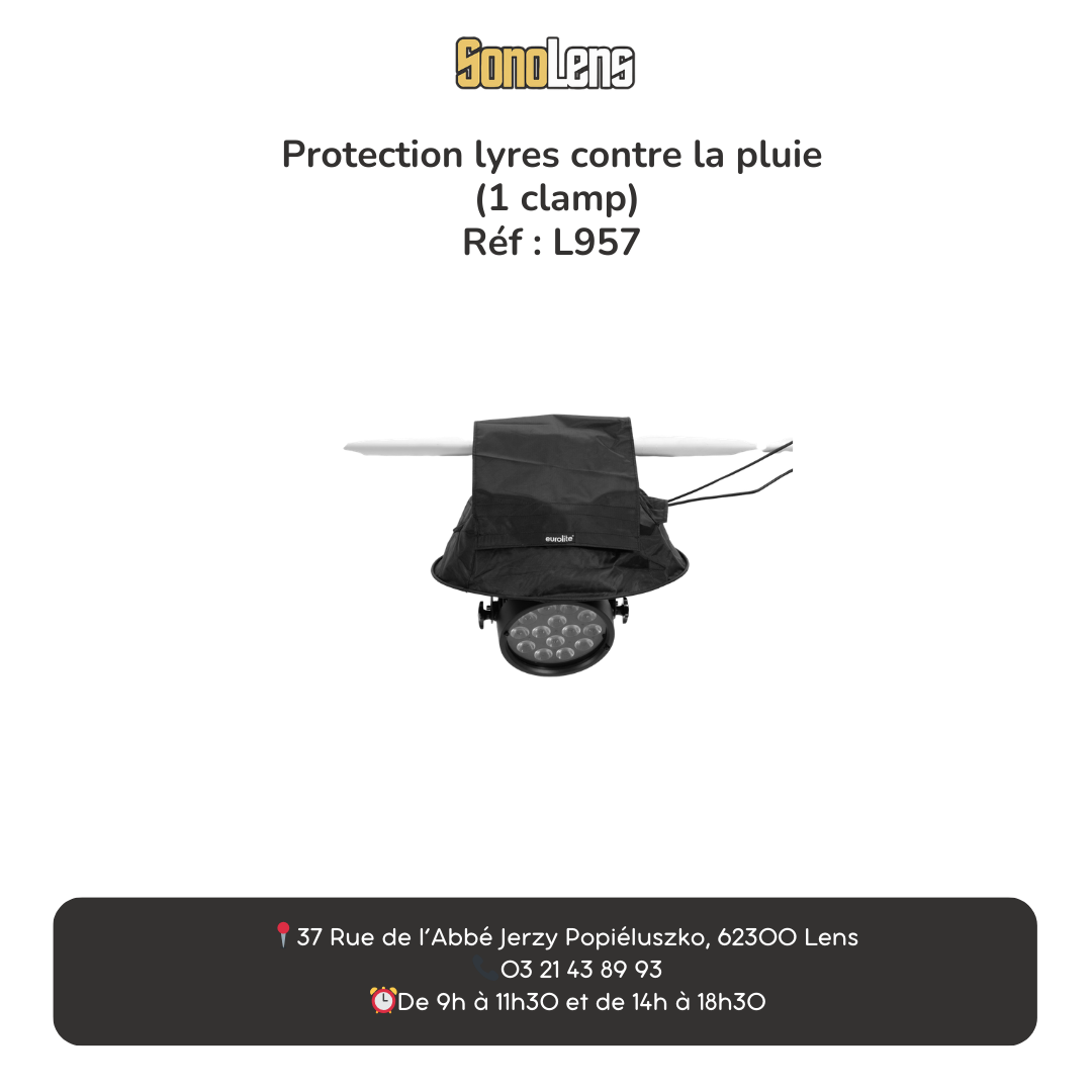 Location Protection lyres contre la pluie