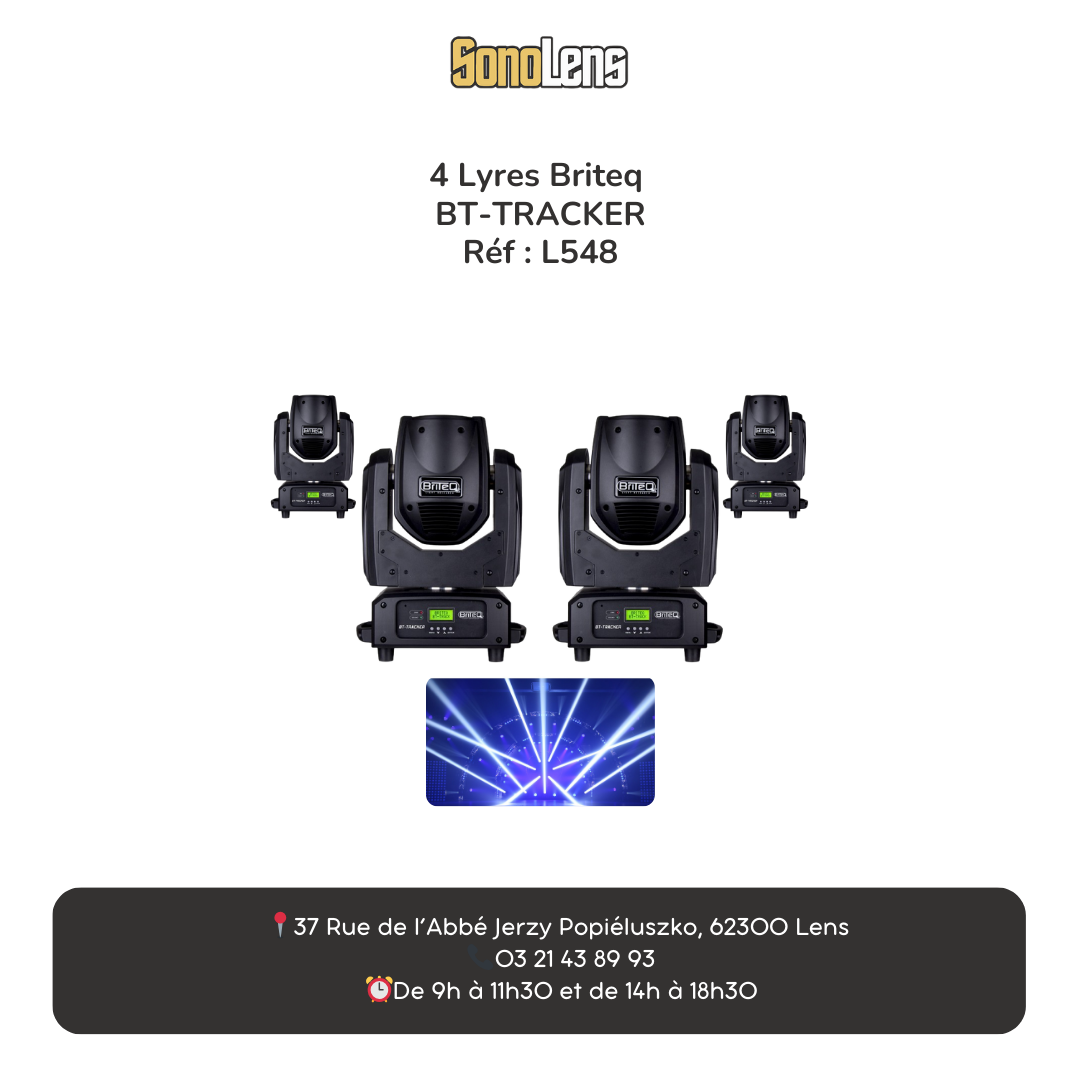 Location Pack 4 Lyres BT-TRACKER