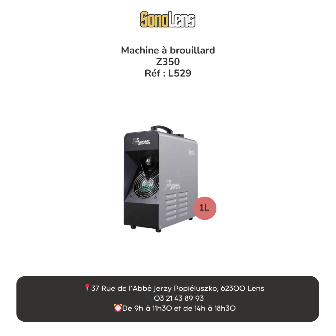 Location Machine à Brouillard Z-350