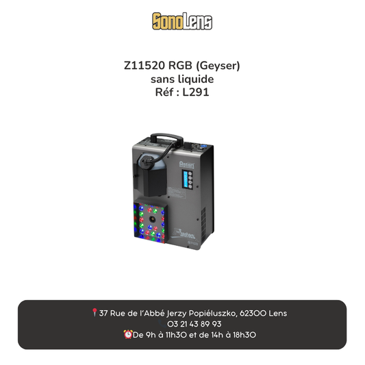 Location machine à fumée Geyser Z1520 RGB (LED)