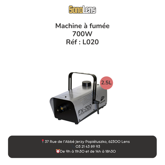 Location machine à fumée 700w