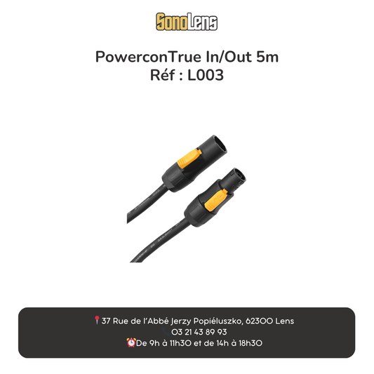 Location câble PowerconTrue In/Out 5m