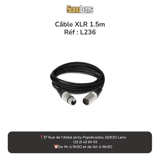 Location cable XLR 1,5m