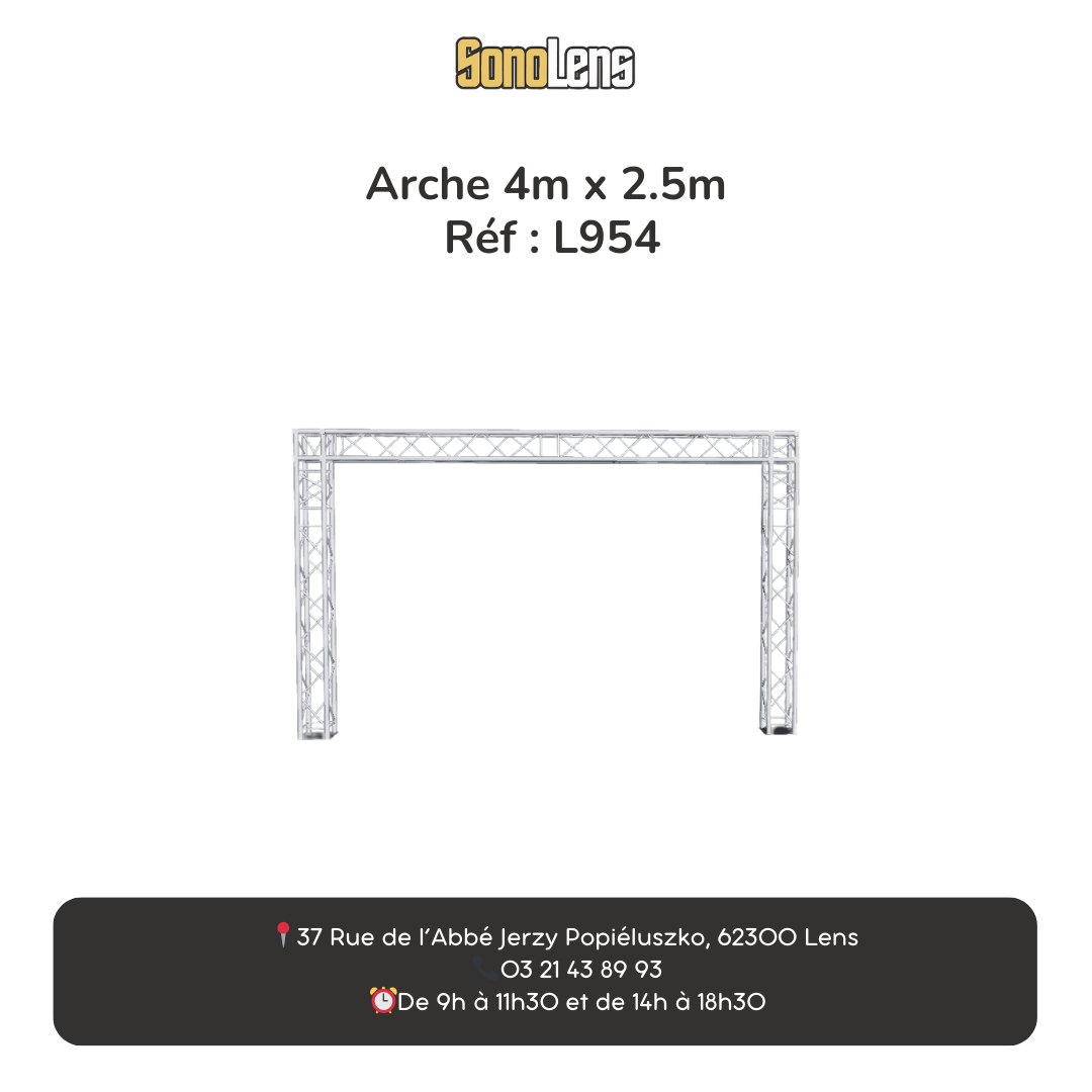 Location Arche 4m x 2,5m